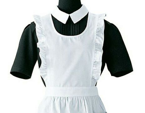 フリルメイドエプロン