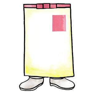 ロングエプロン