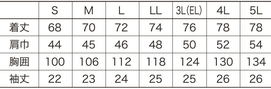 サイズ表