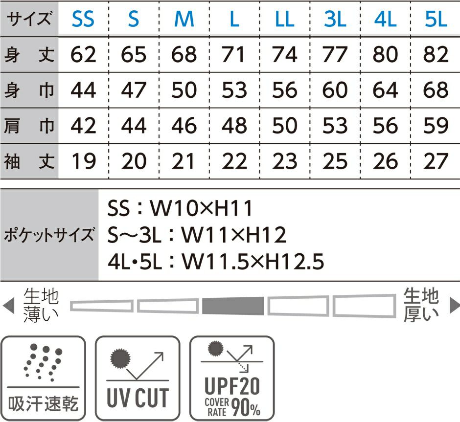 サイズ表