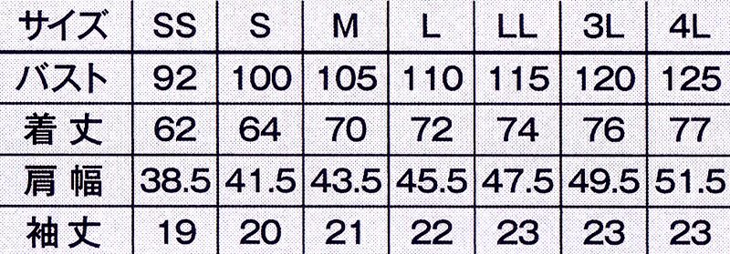 サイズ表