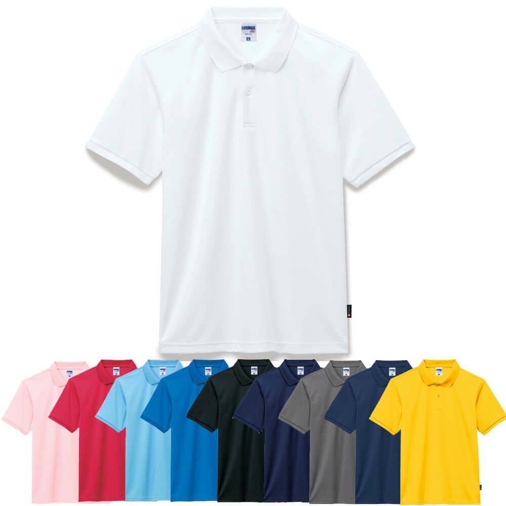 半袖ドライポロシャツ