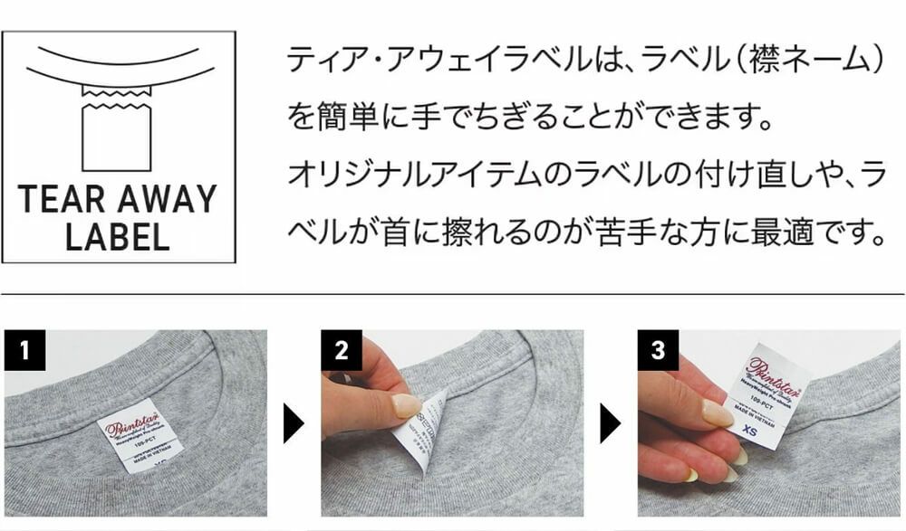 ティア・アウェイラベルについて