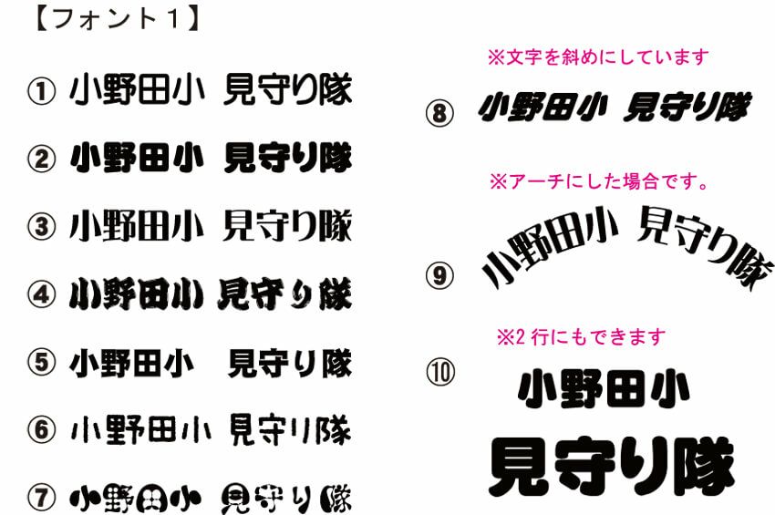 このように何通りかの書体を提案した中から選んでいただきました！