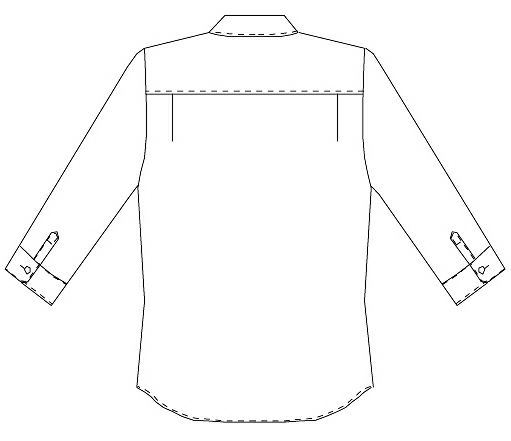 背中のイラスト画像