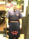 焼肉屋ジンギス市場様のオープン時の着用写真