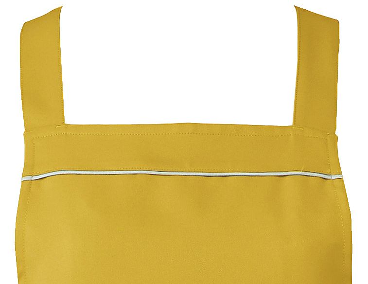 マスタード色のアップ写真