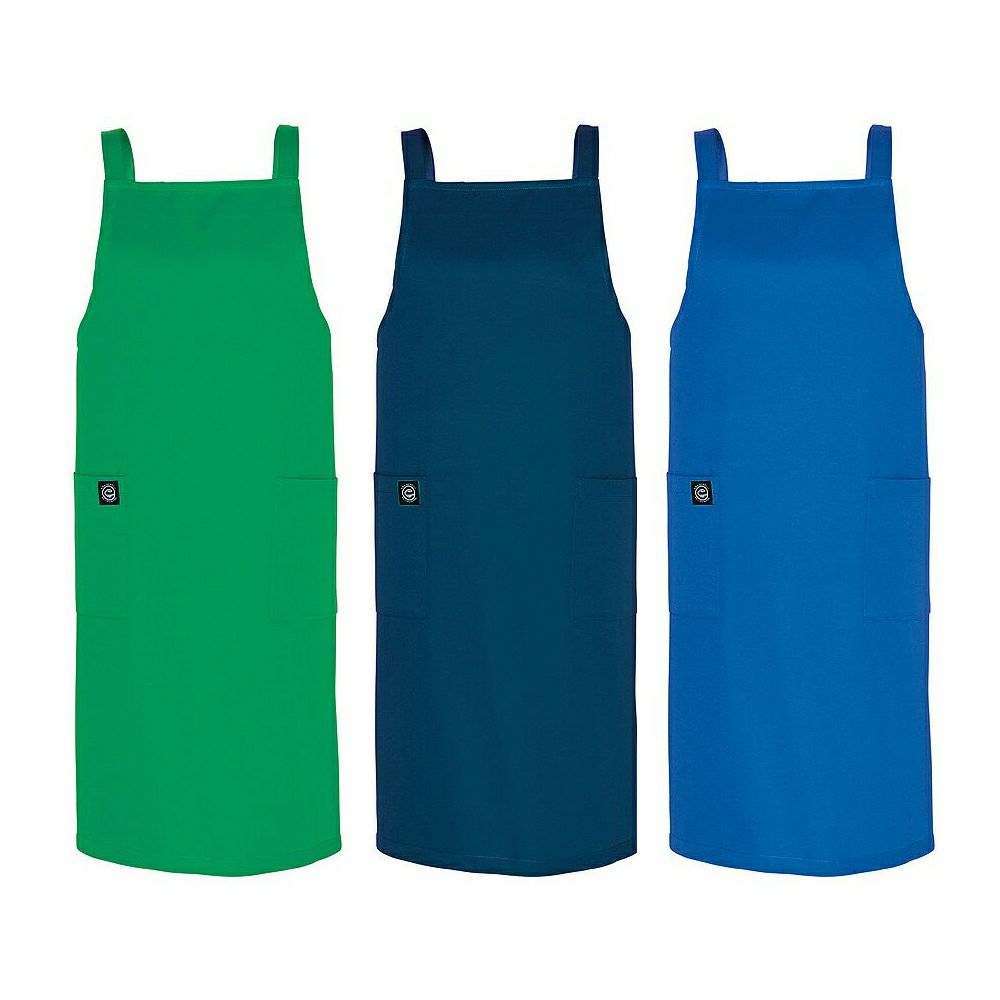 【エコマーク対応】胸当てエプロン [帯電防止] [AZ6367]