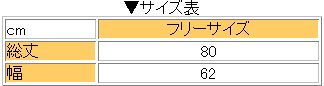 サイズ表