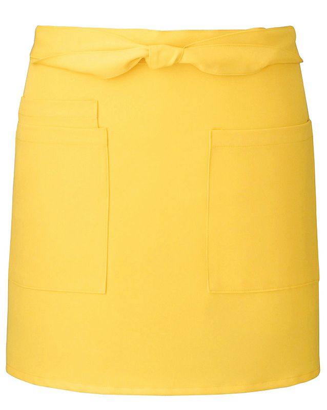 ショートエプロン/イエロー＃019