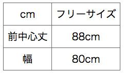 サイズ表