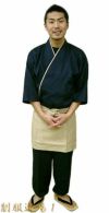 ＃ベージュ／EP7912　前掛けエプロン