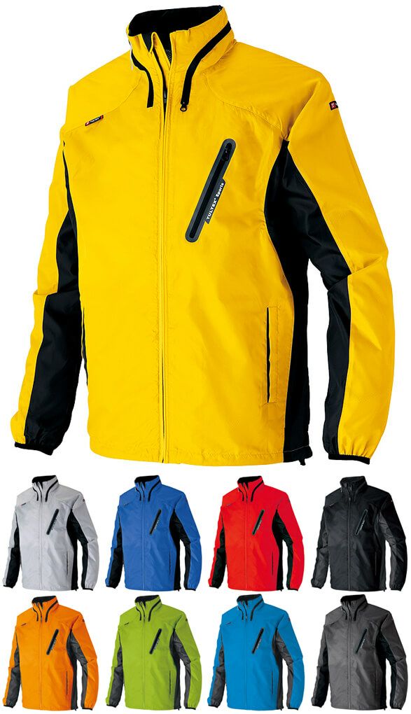 【防風・はっ水】スタッフジャンパー（裏メッシュ）（フードイン）[AZ10301]