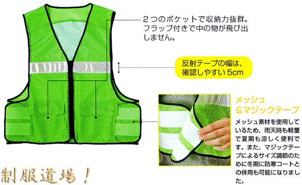 前部分はこんな感じでマジックテープで留めます