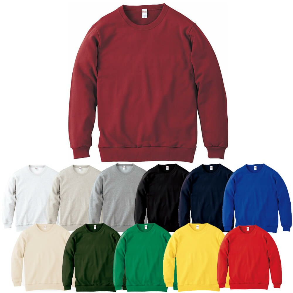 [8.4オンス] クルーネック ライト スウェットトレーナー [TMS-219MLC]