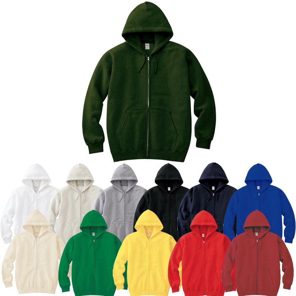 [8.4オンス] ジップアップライトパーカー [TMS-217MLZ]