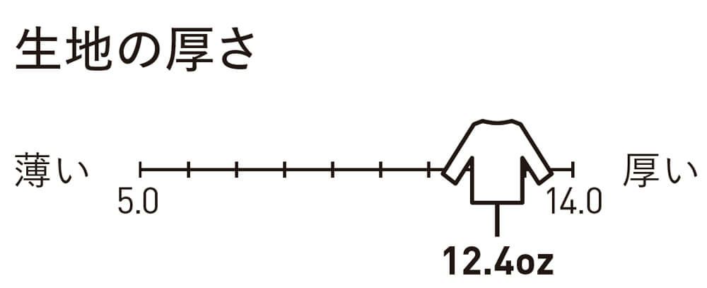 【厚手12.4オンス】肉厚ジップパーカー（裏起毛） [FLC-HSZ137]