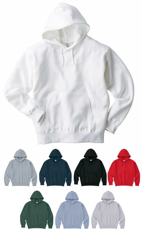 無地スウェットパーカー