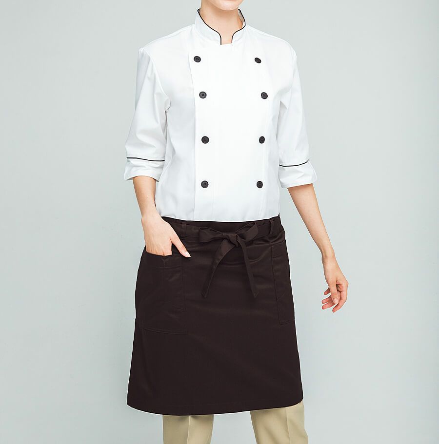 ショップコート着用写真