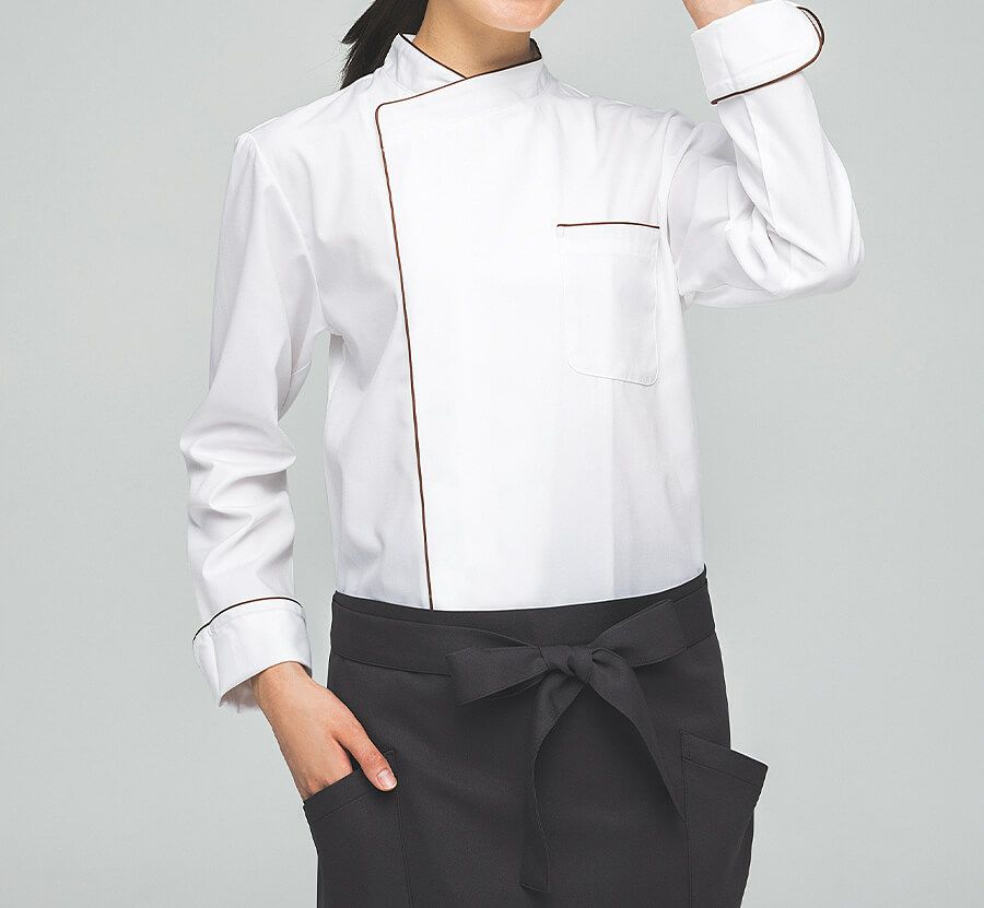 ショップコート着用写真