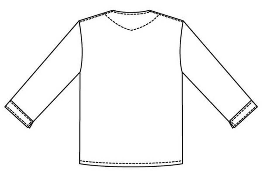 背中シルエット