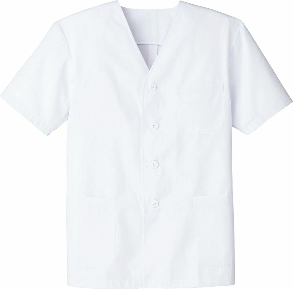 半袖調理服　ホワイト（白）