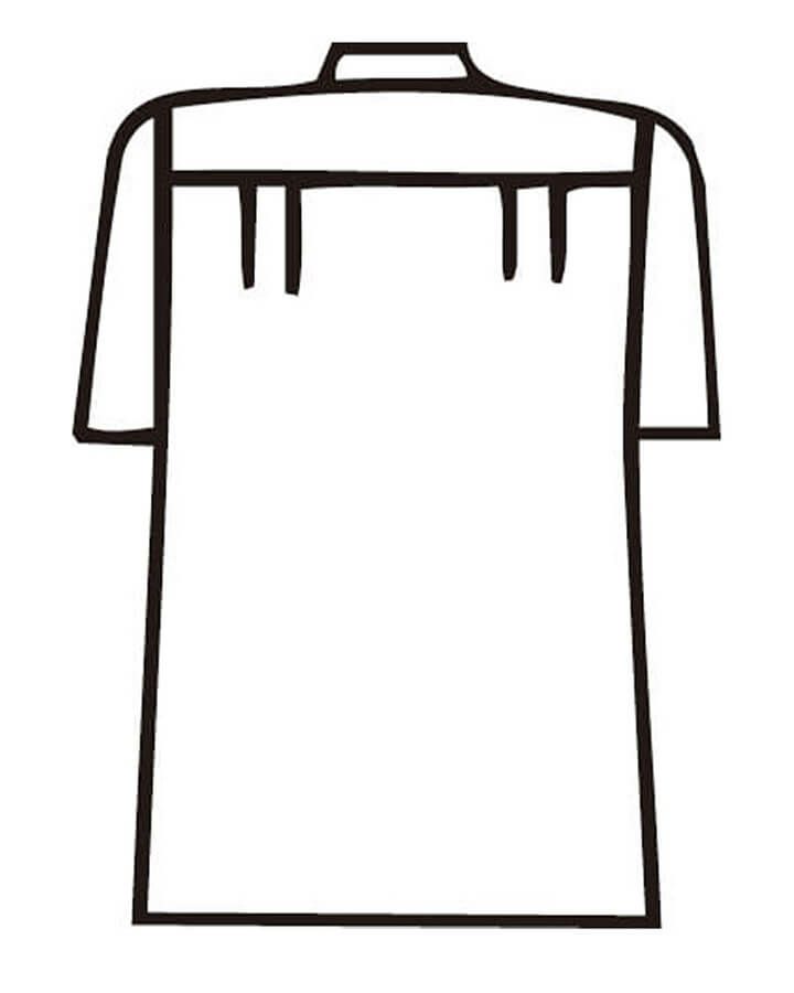 背中シルエット