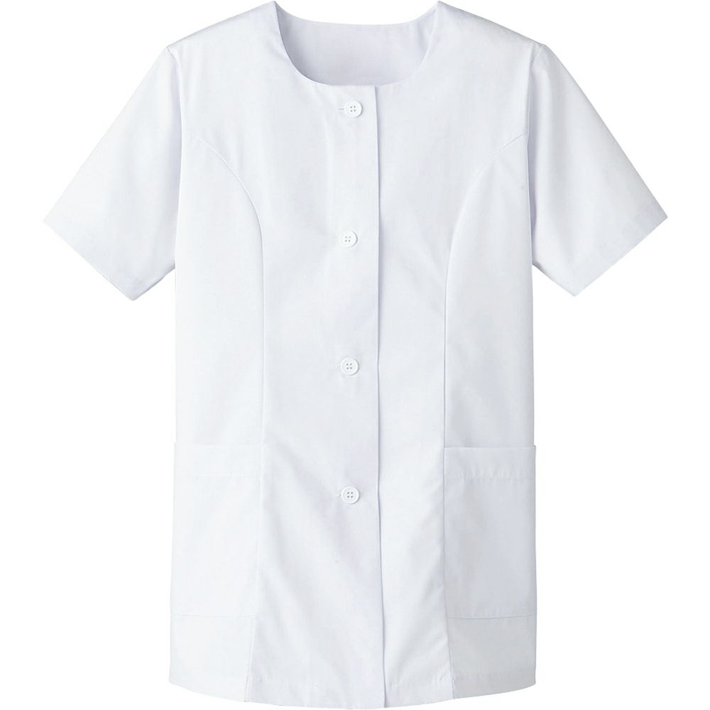 【女性用】半袖・調理服（抗菌加工） [SRV-FA334]