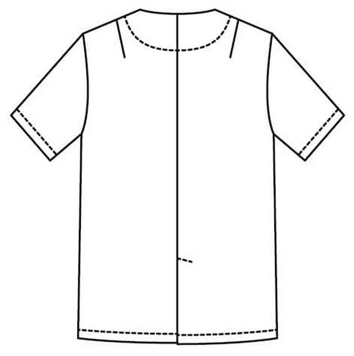 背中シルエット