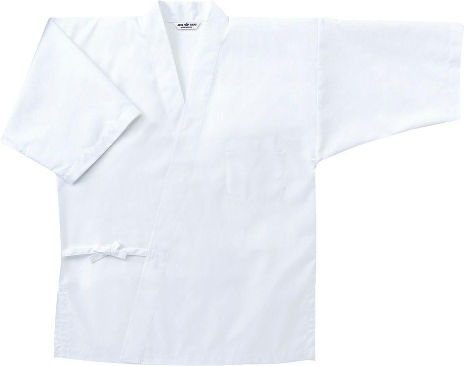 白い作務衣（さむえ） [ARB-SR1029]　ホワイト（白）のみ