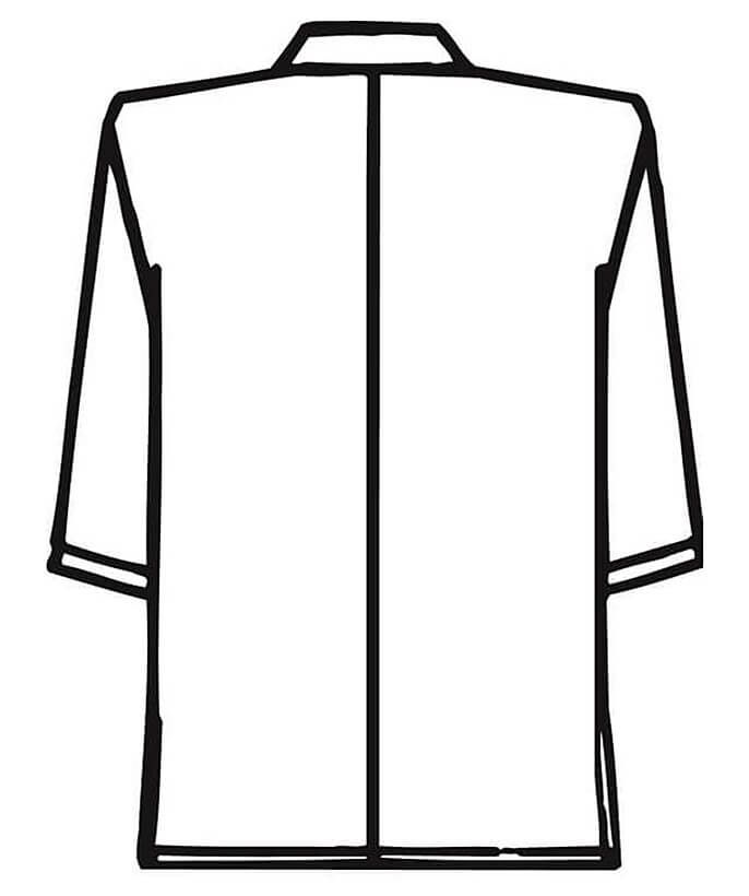 背中のイラスト