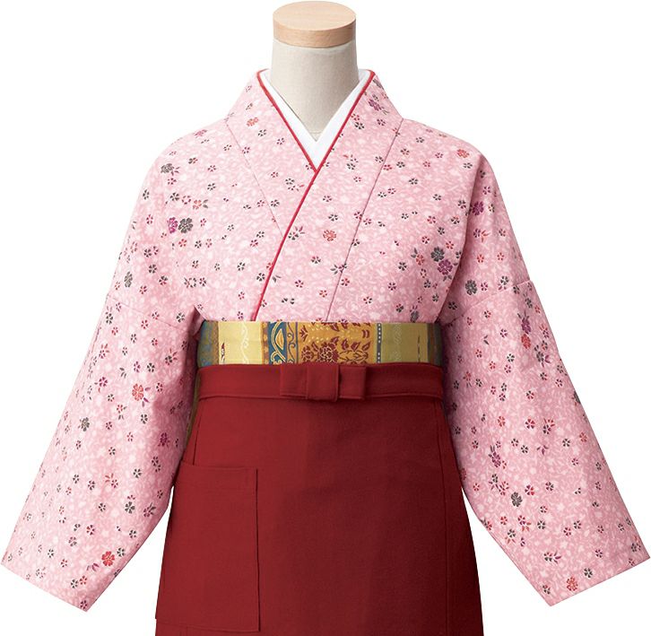 茶衣着・上着 [透かし文様に花柄]（女性用） [SUN-OD246]