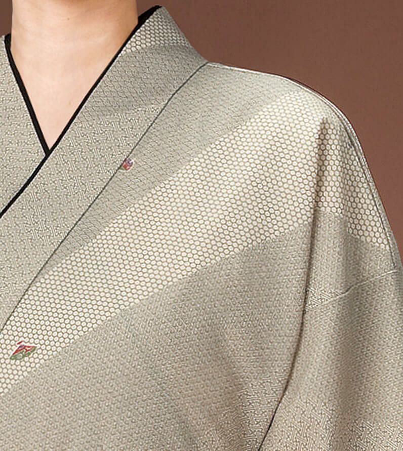 ベージュの柄のアップ写真