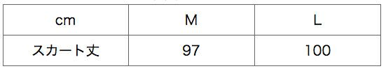 サイズ表