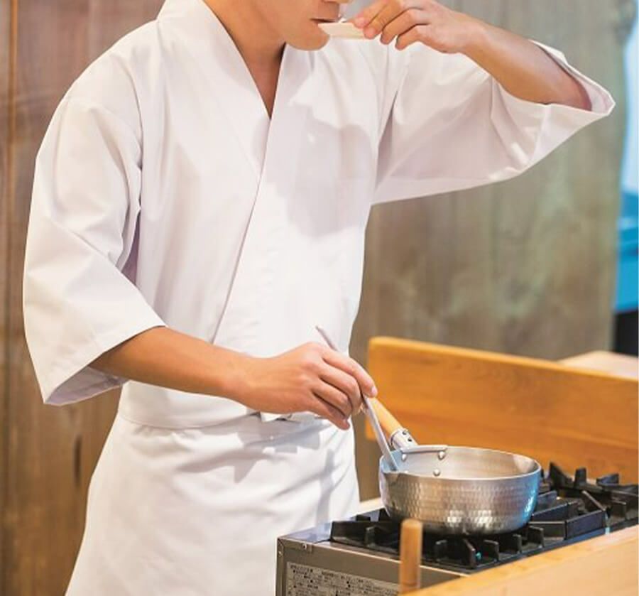 作務衣の着用写真