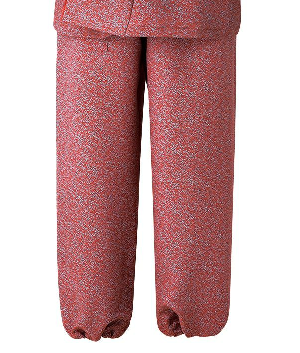 茶衣着パンツ（すずしろ小紋） [SRV-OD252]