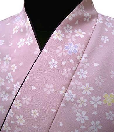 桜・薄紫/茶羽織