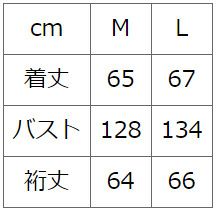 茶羽織・上着サイズ/※裄丈は首の後から袖までの長さの事なの♪