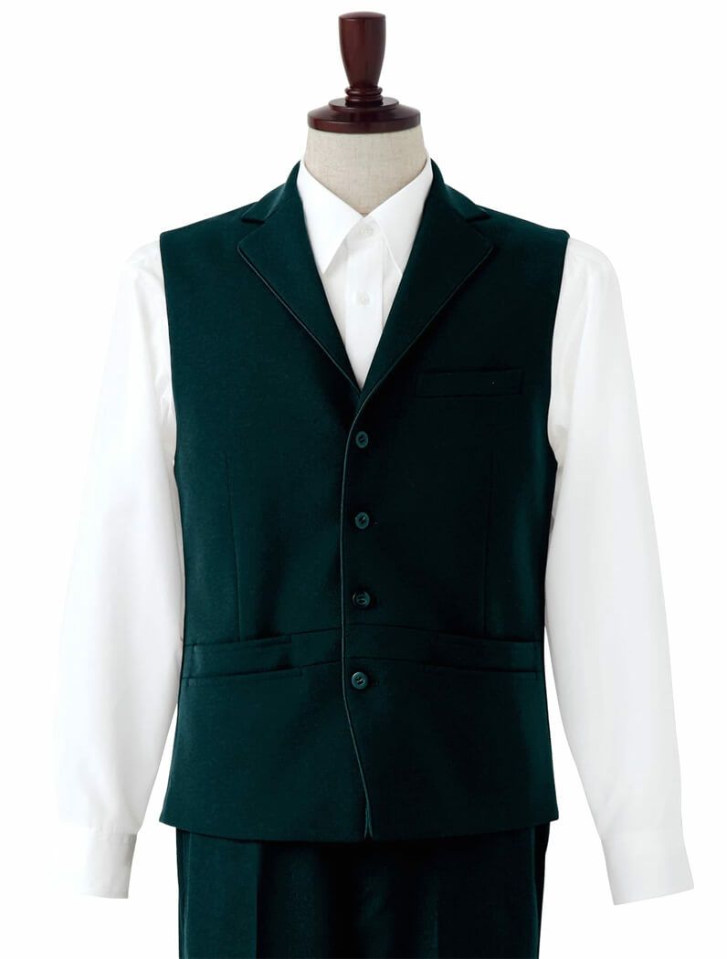 【メンズ】フォーマルベスト（静電加工） [7-CJ4312]