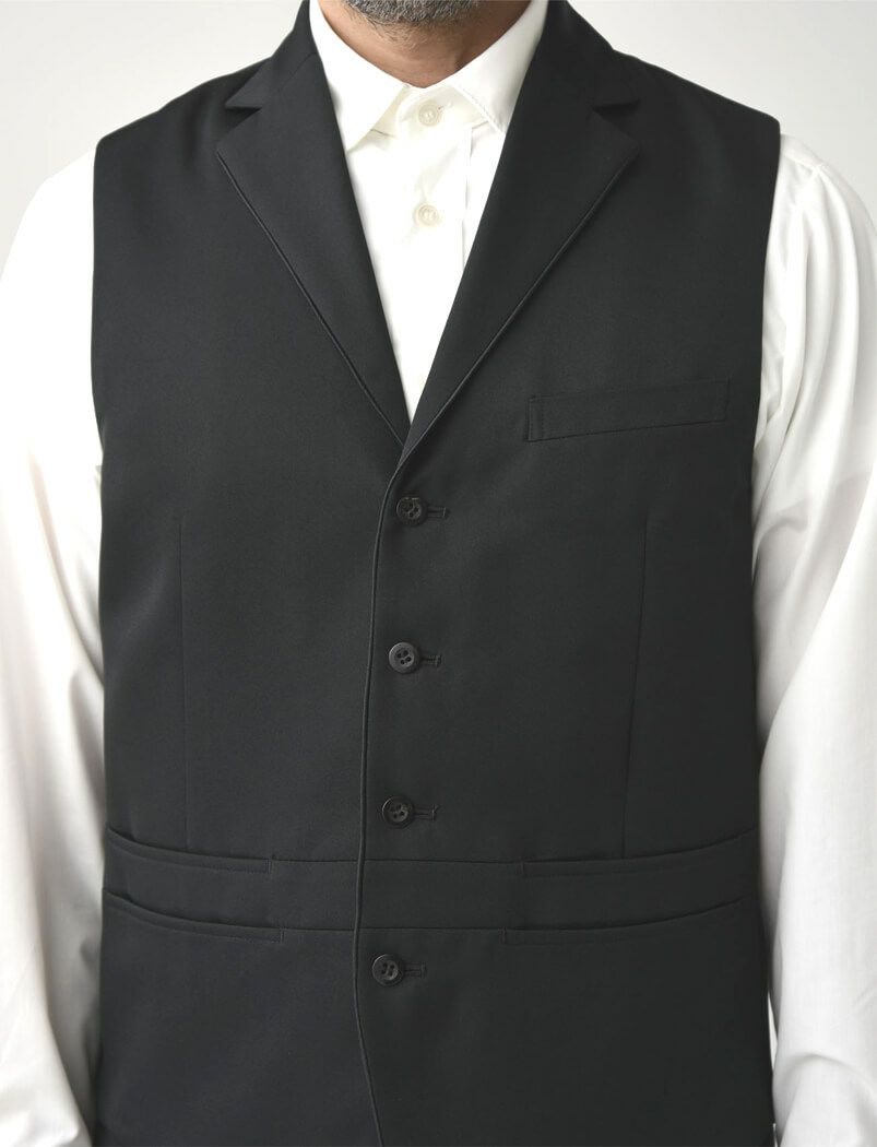 フォーマルベストの前面