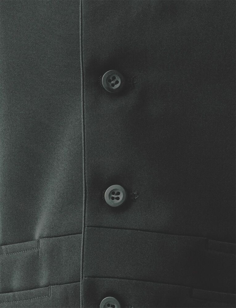 えり元ボタン部分のアップ画像