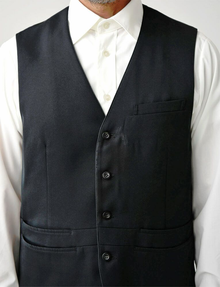 フォーマルベストの前面