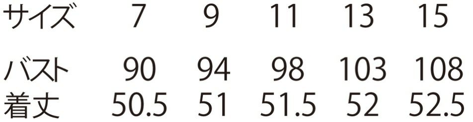サイズ表