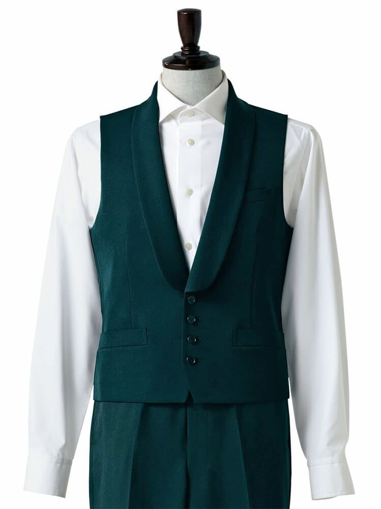 [メンズ]フォーマルベスト（静電加工） [7-CJ4328]