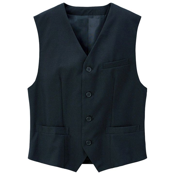【メンズ】黒ベスト [SUN-BF3196]