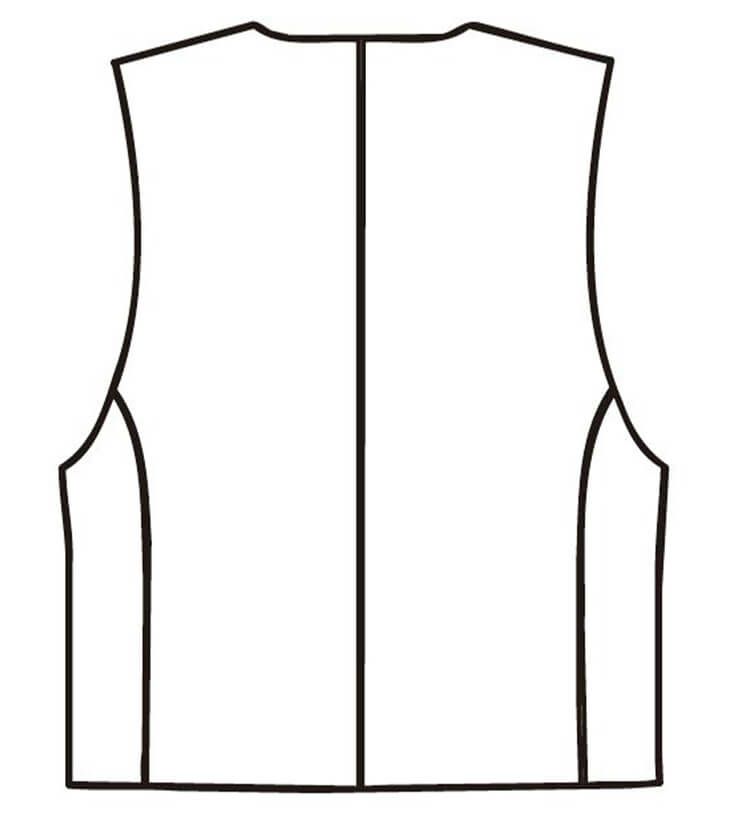 背中のイラスト
