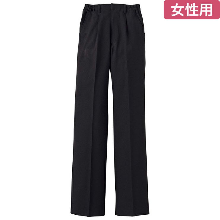レディス黒スラックス　ブラック（黒色）