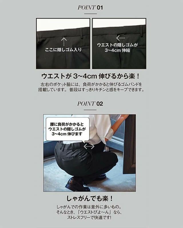 ウエストのアップ写真