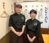実際のユニフォームとしての着用写真『担担麺屋・天秤様（三重県四日市市）』
