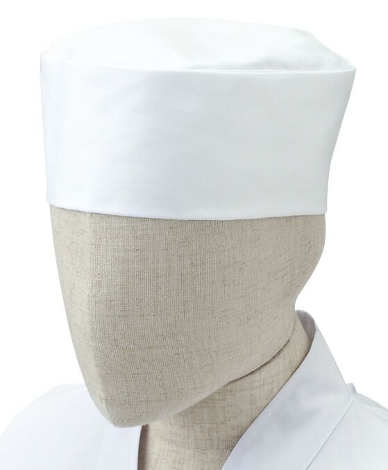 板前帽子　ホワイト（白色）＃C1